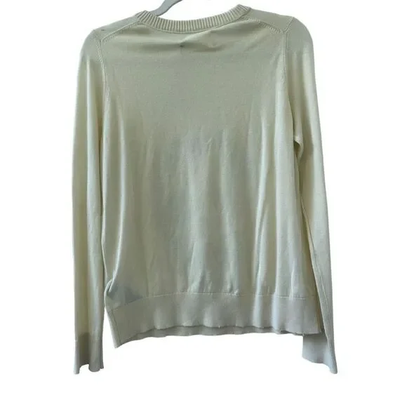 Zadig & Voltaire Miss Camo Skull Strass Sweater Women’s Cream Size Medium
